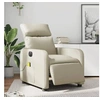 Image de Fauteuil de massage, relaxation électrique similicuir crème