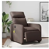 Image de Fauteuil de massage, relaxation électrique similicuir marron