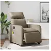 Image de Fauteuil de massage, relaxation électrique similicuir cappuccino