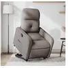 Image de Fauteuil de relaxation inclinable tissu taupe
