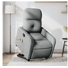 Image de Fauteuil de massage, relaxation tissu gris clair