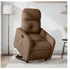 Image de Fauteuil de massage, relaxation tissu marron