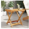 Image de Table pliable de jardin 50x50x50 cm bois d acacia solide