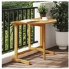 Image de Table pliable de balcon 90x60x72 cm bois d'acacia solide, table, table de patio, table de pique-nique, table 364896