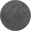Image de Tapis rond à poils courts doux et lavable vidaXL Huarte Gris 160 cm 375011
