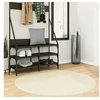 Image de Tapis à poils courts doux et lavable crème Ø 120 cm 375048