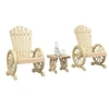 Image de Salon de Jardin 3 pcs, Chaises et Table de Patio, Ensemble de Meubles, Mobilier de Terrasse Patio Extérieur, Bois de 3207121