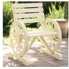 Image de Chaises de jardin lot de 4 Bois de sapin massif