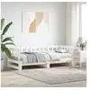 Image de Lit coulissant - - 90x190 cm - Bois massif - 2/3 places - Design contemporain