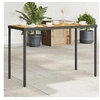 Image de Table de Jardin avec Dessus en Bois d'Acacia, Table à Manger, Table de Repas, Meuble de Patio Balcon Terrasse 365077