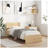 Image de Cadre de lit sans matelas avec tête de lit 90x190 cm