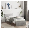 Image de Bedframe met hoofdeinde bewerkt hout grijs sonoma 90x190 cm838657