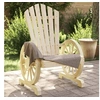 Image de Lot de 2 Chaises de Jardin AdiRondack, Fauteuils avec Dossier, Sièges avec Accoudoirs Terrasse Patio Extérieur, Bois 365091