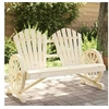 Image de Chaise de Jardin AdiRondack 2 Places, Fauteuil avec Dossier, Siège avec Accoudoirs Terrasse Patio Extérieur, Bois de 365095