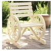 Image de Chaises de Jardin, Fauteuils avec Dossier, Sièges avec Accoudoirs, Meubles de Terrasse Balcon Patio Extérieur, Bois 365099