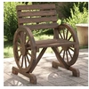 Image de Lot de 2 Chaises de Jardin, Fauteuils avec Dossier, Sièges avec Accoudoirs Terrasse Balcon Patio Extérieur, Bois de 365102