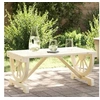 Image de Table Basse de Jardin, Table d'Appoint Rectangulaire, Meuble de Patio Balcon Terrasse Arrière-cour Extérieur, Bois de 365107