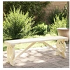 Image de Banc de Jardin, Chaise de Camping, Siège de Pique-nique, Meuble de Terrasse Arrière-cour Patio Extérieur, Bois de 365111