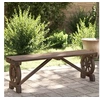 Image de Banc de Jardin, Chaise de Camping, Siège de Pique-nique, Meuble de Terrasse Arrière-cour Patio Extérieur, Bois de 365112