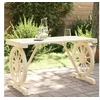 Image de Table de Jardin, Table à Manger Rectangulaire, Meuble de Pique-nique Patio Balcon Arrière-cour Terrasse Extérieur, 365113
