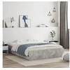 Image de Cadre de Lit et Tiroirs, Lit Double avec Sommier à Lattes, Lit Adulte, Meuble de Chambre à Coucher, Gris Béton 3207276