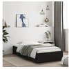 Image de Bedframe met lades bewerkt hout zwart 100x200 cm3207288