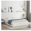 Image de Bedframe met lades bewerkt hout wit 140x190 cm3207301