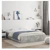 Image de Bedframe met lades bewerkt hout betongrijs 140x190 cm3207304