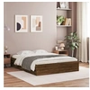 Image de Bedframe met lades bewerkt hout bruin eikenkleur 120x190 cm3207321