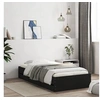 Image de Cadre de Lit avec Tiroirs, Lit Simple avec Sommier ï¿½ Lattes, Lit Adulte, Meuble de Chambre, Moderne, Noir 90x190 cm 3207323
