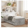 Image de Bedframe met lades betongrijs 90x200 cm3207346