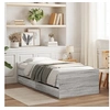 Image de Bedframe met lades grijs sonoma eikenkleurig 90x190 cm3207383