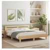 Image de Cadre de lit sans matelas chêne sonoma 180x200 cm