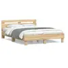 Image de Cadre de lit sans matelas chêne sonoma 140x200 cm