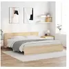 Image de Cadre de lit sans matelas chêne sonoma 160x200 cm