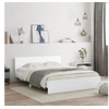 Image de Bedframe met hoofdeinde wit 150x200 cm3207476