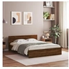 Image de Bedframe met hoofdeinde bruin eikenkleur 150x200 cm3207482