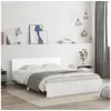 Image de Bedframe met hoofdeinde wit 140x200 cm3207483