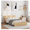 Image de Cadre de lit sans matelas chêne sonoma 120x190 cm