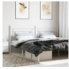 Image de Hoofdbord 200 cm metaal wit374426