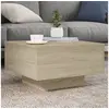 Image de Table basse chêne sonoma 55x55x31 cm bois d ingénierie