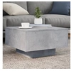 Image de Table basse gris béton 55x55x31 cm bois d'ingénierie 836570