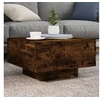 Image de Table basse chêne fumé 55x55x31 cm bois d'ingénierie 836571