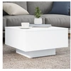 Image de Table basse avec lumières LED blanc 55x55x31 cm