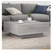 Image de Table basse sonoma gris 80x80x31 cm bois d'ingénierie 836586
