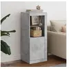 Image de Buffet avec lumières LED gris béton 41x37x100 cm836647
