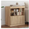 Image de Buffet avec lumières LED chêne sonoma 60x37x67 cm