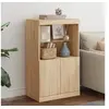Image de Buffet avec lumières LED chêne sonoma 60,5x37x100 cm