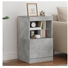 Image de Buffet avec lumières LED gris béton 41x37x67 cm