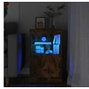 Image de Buffet avec lumières LED chêne fumé 41x37x67 cm836683